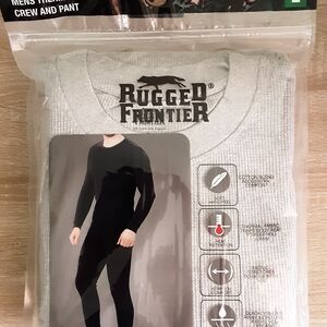 Men’s Thermal Crew in Light Gray